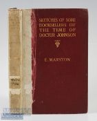 Sketches of Some Booksellers of The Time of Dr Samuel Johnson by Edward Marston 1902 a 127 page book