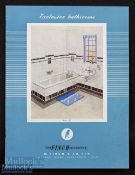 1948 Art Deco Style Bathroom Catalogue; B Finch & Co Ltd, Belvedere Works, Barkingside, Essex. Dated