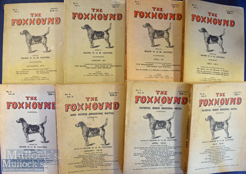 The Foxhound from No 1 1910 onwards and includes No 1 1910, No2 1911, No 3 1911, No4 1911, No5 1911, - Image 2 of 3