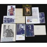 Military Autographs to include Leon Degrelle (1906-1994) signed cutting with 'Epic: The Story of the