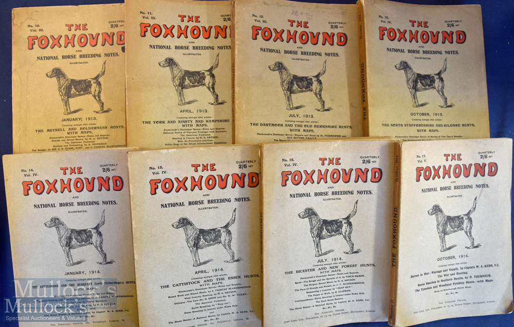 The Foxhound from No 1 1910 onwards and includes No 1 1910, No2 1911, No 3 1911, No4 1911, No5 1911, - Image 3 of 3