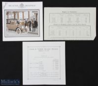 Delaunay Belleville Luxury Cars, Paris, 1915 Trade. An attractive 3 fold sales catalogue with four