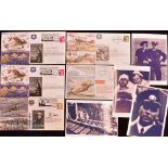 Selection of Signed First Day Covers featuring Adolf Fischer (1858-1887) signed Zeppelin FDC, plus