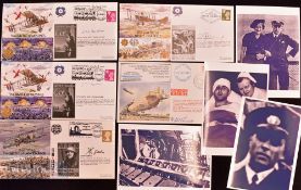 Selection of Signed First Day Covers featuring Adolf Fischer (1858-1887) signed Zeppelin FDC, plus