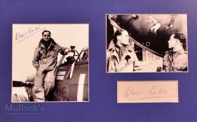 Aviation - Autograph – Sir Douglas Bader (1910-1982) Signed Display appears with a signature in