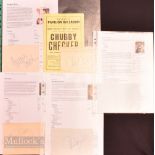 Entertainment Autographs – featuring Chubby Checker (b.1941) (with programme), Gregory Peck (1916-