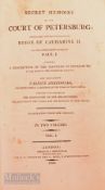 Russia - Secret Memoirs of The Court of Petersburg by Charles Masson 1800 subtitled "Particularly