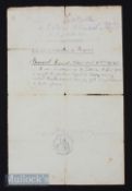 1916 WWI Battle of the Somme French General Order No 24, 11th September 1916, folded single sheet