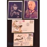 WWII General Sir John Hackett & Wilhelm Bittrich SS-Obergruppenfuhrer Signed First Day Covers