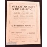 Early Film & Lecture Programme "With Captain Scott in The Antarctic" by Mr Herbert Ponting. When