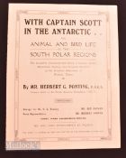 Early Film & Lecture Programme "With Captain Scott in The Antarctic" by Mr Herbert Ponting. When