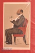 1890 Mr Reuben David Sasson India Vanity Fair Print Mounted on Board Reuben David Sassoon was born