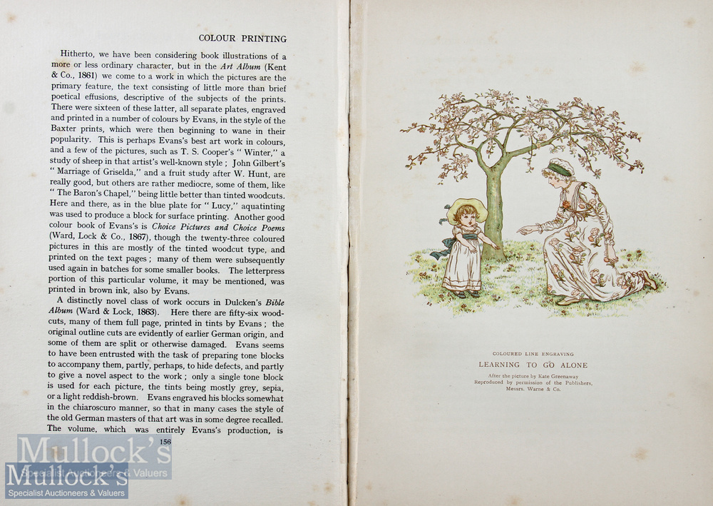 Colour Printing & Printers by R M Burgh 1910 1st Edition 1910. Marked as "Presentation Copy". - Image 4 of 4