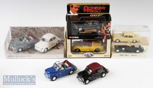 8x Diecast Model Cars by Corgi, Solido, Bilcor and Saico incl' The Corgi is a James Bond Mercedes