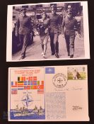 Traudl Junge (1920-2002) Signed First Day Cover signed to the front in ink, with print, Junge was