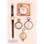 Selection of assorted Watches – Victorian hallmarked silver pocket watch, with fusee movement by