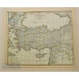 1821 Turkey Map by Richards Holmes Laurie, Asia Qua Vulgo Dicatur Et Syria map after D'Anvill