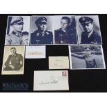 Selection of Military related Autographs featuring Paul Tibbets (1915-2007), Major Otto Ernst