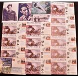 Selection of WWII Pegasus Bridge Signed First Day Covers featuring John Howard, Piper Bill Millin,