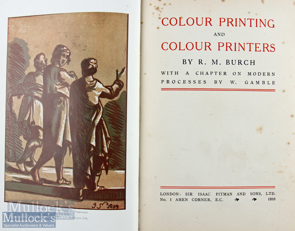 Colour Printing & Printers by R M Burgh 1910 1st Edition 1910. Marked as "Presentation Copy". - Image 2 of 4