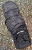 Master Waterproof clear golf trolley bag rain cover cape and black canvas golf bag holdall