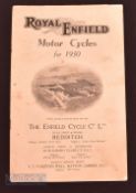 Royal Enfield Motorcycles for 1930 16-page catalogue illustrating and detailing with prices 8
