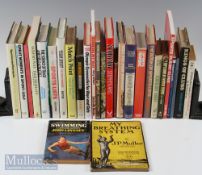 A collection assorted sports related books to cover Tennis, Golf, Athletics, Figure Skating sports