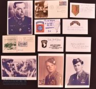 Military Autographs featuring Max Josef-Pemsel (1897-1985) Signed First Day Cover and Gen. Sir