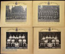 1932-34 Harrow School Small Houses Home Boarders Group Photographs, 4 large photographs with