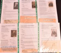 Selection of Victorian Autographs featuring Edward Herbert, 3rd Earl of Powis, William Feilding, 7th