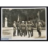 WWII – Rudolph Hess & Willhelm Keitel Signed Postcard of Compiegne by Hoffman black and white,