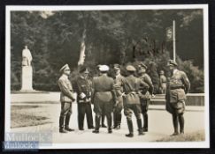 WWII – Rudolph Hess & Willhelm Keitel Signed Postcard of Compiegne by Hoffman black and white,
