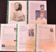 Entertainment Autographs – featuring Rhonda Fleming (b.1923) signed photo, Lucille Ball (1911-1989),