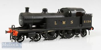 O Gauge Electric Finescale Railway Model LMS 2136 3P-D possibly made by Kenard Models, 2 rail