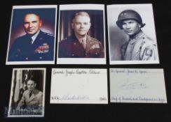 American Military Autographs – featuring Matwell D Taylor (1901-1987) signed photograph, Lt Gen