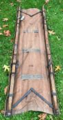Early Great Western Railway wooden Station Platform Stretcher made of wood with a painted finish and
