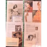 Entertainment Autographs – includes Margaret Rutherford (1892-1972), Deborah Kerr (1921-2007), Anita