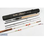 Rovex Hurricane Carbon Travel Spinning Rod 2.40mtr 4pc cw up to 30grm, 19" handle, down locking reel