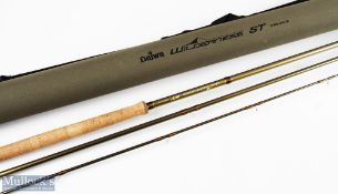 Daiwa Wilderness ST 15011-3 Carbon Salmon Fly Rod, 15' 3pc line 11#, 24" handle with alloy down