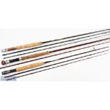 Fladen Vantage Carbon brook fly rod 7' 3pc line 3# alloy/carbon uplocking reel seat, lined stripping