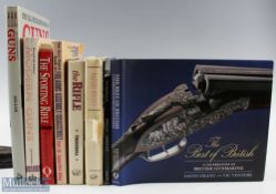 9x Hunting Rifle books to include the best of British David Grant, The sporting riffle 5th edition