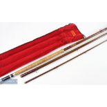 Bruce & Walker hand-built Cordon Bleu Salmon Fly Rod 13' 3" 3pc line 8-10#, red agate lined butt/tip