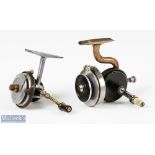 2x Interesting early Spinning Reels - A Allan Ltd Glasgow "The Spinet" Pat No 262705 alloy and brass