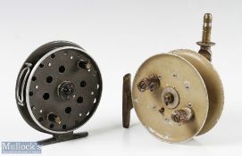 2x Grice & Young Ltd Christchurch England Beach and Trotting Reel - Orlando III 4.5" drum ratchet