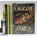 The Angling Times Book - Volumes 1-4, 1st ed 1955, H/b, unclipped dust jackets, 2nd, 3rd, and 4th