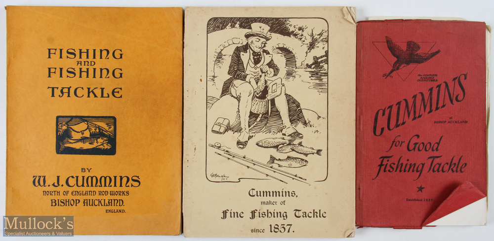 Fishing Trade catalogues JW Cummins of Bishop Auckland anglers' guides, 1930-1960 - 26th edition, in