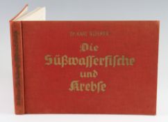 Ruhmer, Dr Karl (German) - "Die Subwafferfische und Krebse" 1952 in the original red and gilt