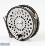 Hardy Bros The Princess 3 ½" alloy trout fly reel with alloy foot, reversible line guide, black