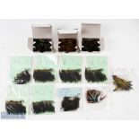 Quantity of Salmon Flies including: 2 doz Blue Charm (size 4), 2 doz Munro Killer (size 4), 2 doz