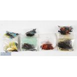 Salmon Flies Doubles including: 2 doz Bourrah (size 2), 4 doz Stinchar Stoats Tail (size 2), 3 doz